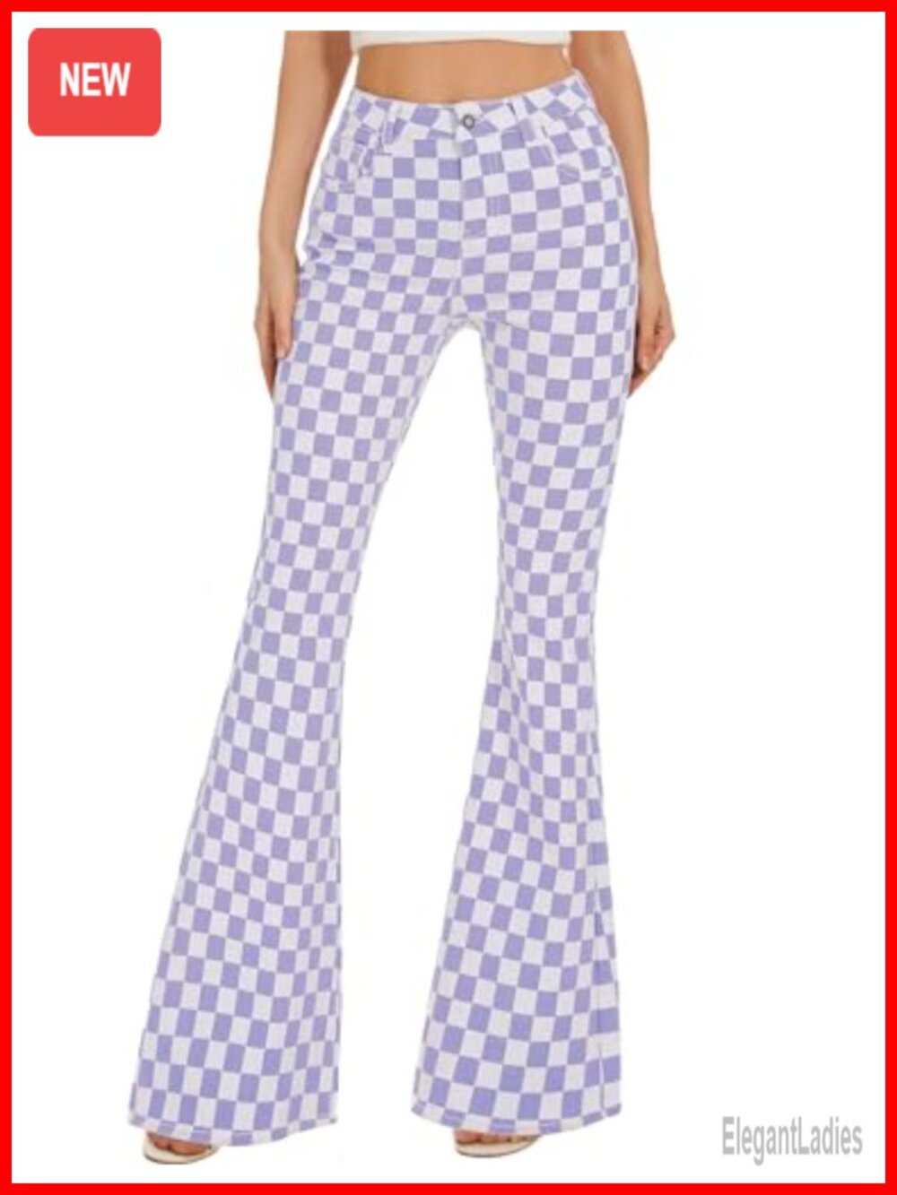 High Waisted Stretch Flare Jeans Bootcut Denim Pants